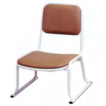 本堂用お詣り椅子 座高26cm スチールパイプ製